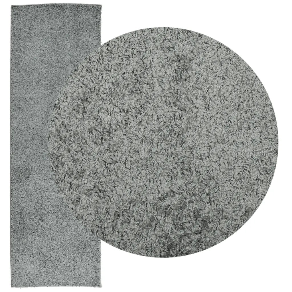 Tappeto del soggiorno | Tappeto Shaggy PAMPLONA a Pelo Lungo Moderno Verde 80x250 cm