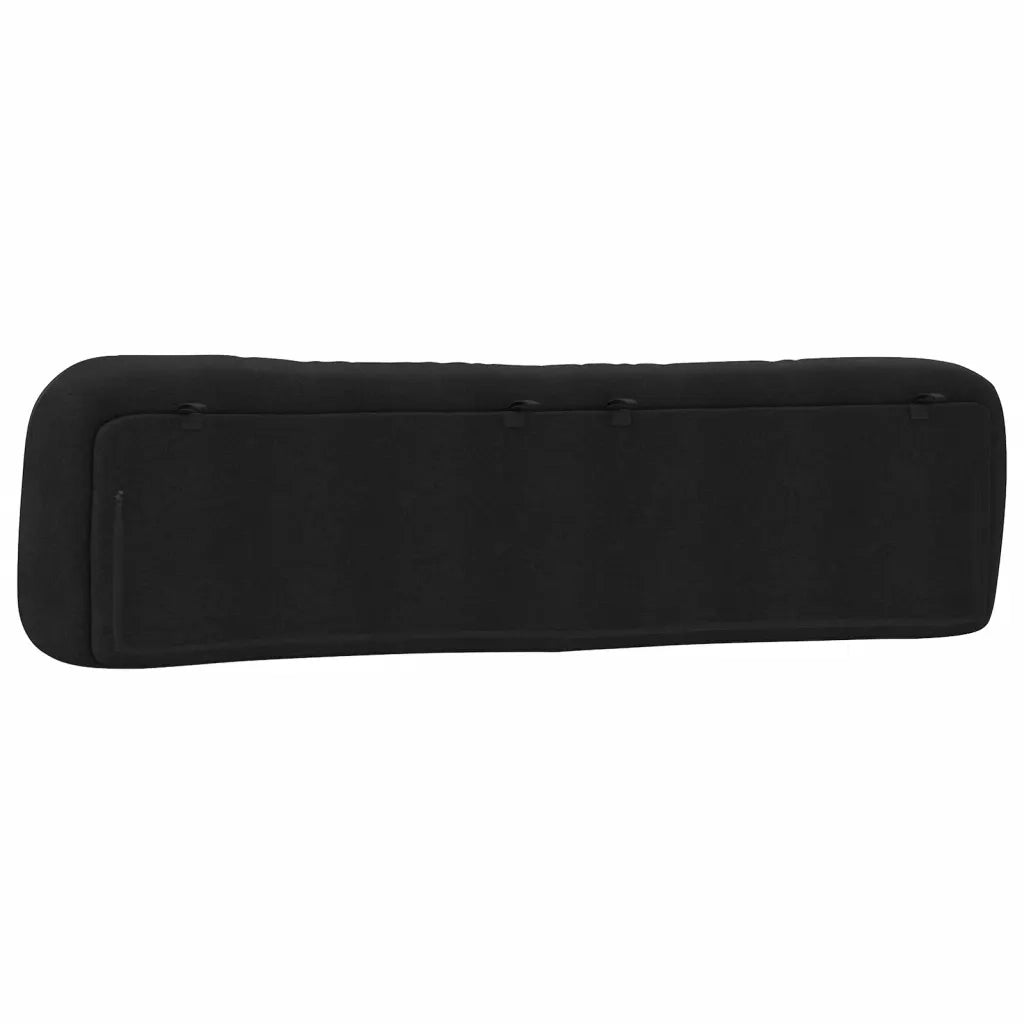 Cuscino Testiera Hvar Nero 200 cm in Tessuto CFW2280653