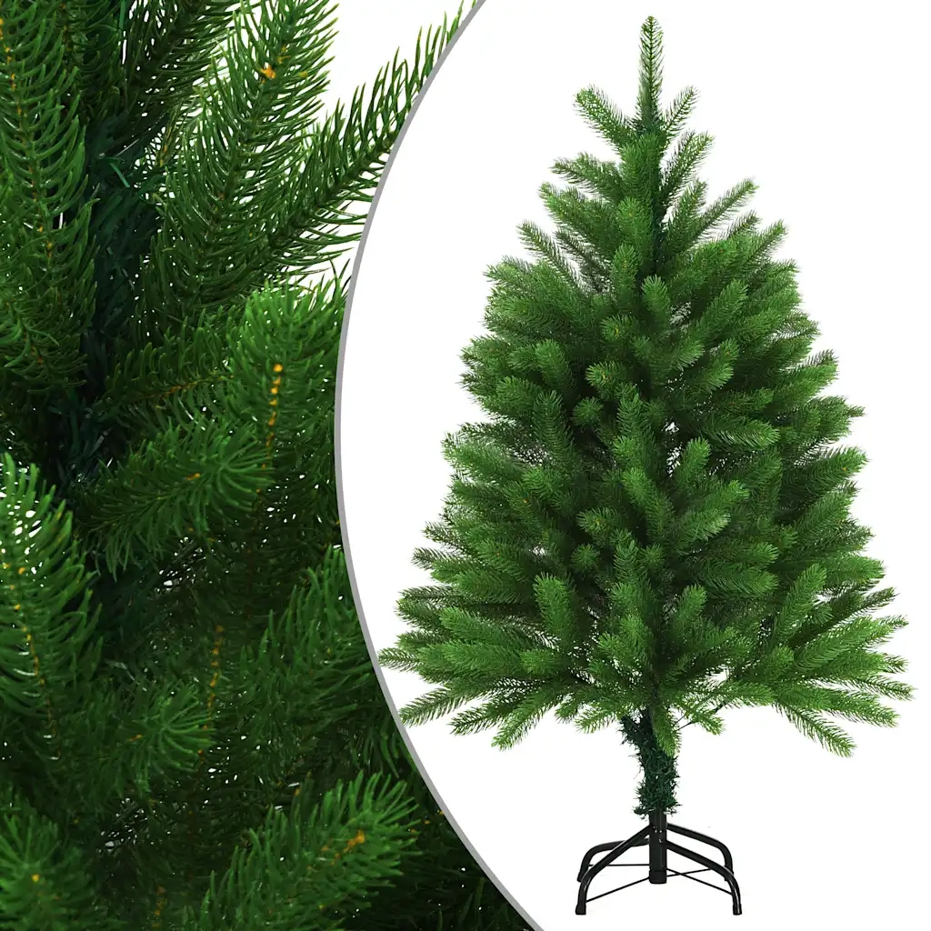 Albero di Natale Artificiale-Albero Natalizio Realistico con Punte 120 cm Verde