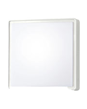 Oban Plafoniera Quadrata IP65 in Policarbonato Bianco per Esterni ed Interni, Attacco E27 2x30W Max, Grado di Protezione Elevato, Codice 3225-65-102