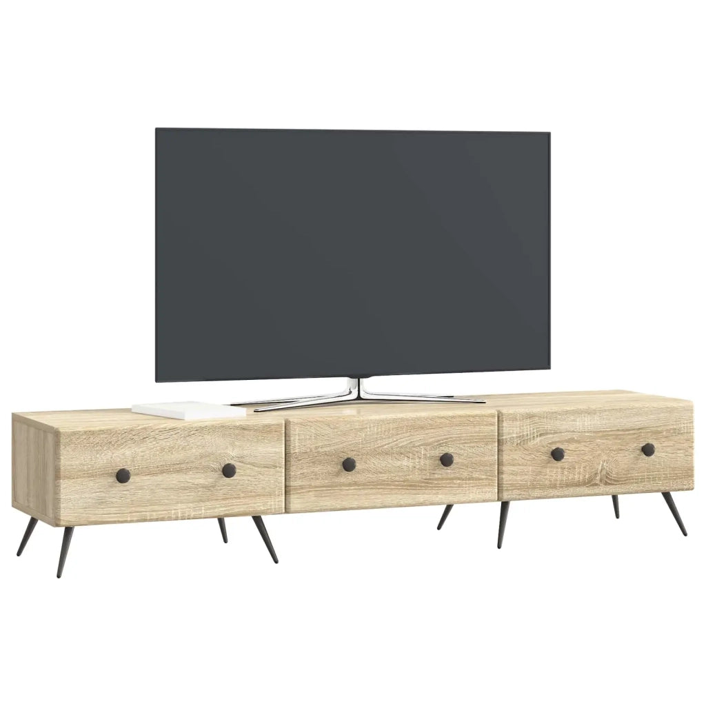 Mobile TV Rovere Sonoma 147 x 34,5 x 30 cm Legno ingegnerizzato 895627