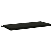 Cuscino per panchina SOEST 100% Poliestere Nero 120 x 50 x 5 cm 949342