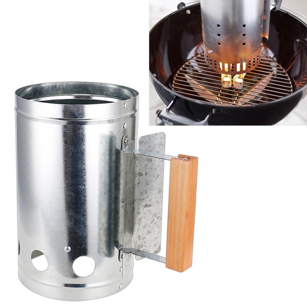 MAURY'S CIMINIERA GRILL ACCENDI CARBONELLA IN ACCIAIO