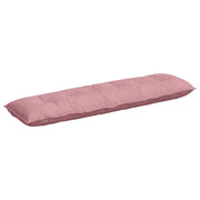 Cuscino per Schiena | Cuscino dorsale Rosa 180 x 50 cm Tessuto in Cords