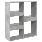 Divisorio-Paravento Grigio Cemento 100x33x115 cm in Truciolato