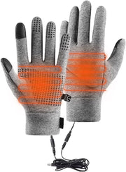 Mani Calde Elettriche per Uomo e Donna - Accessorio Caldo per Vento Inverno - Sciare, Bicicletta, Golf, Arrampicata, Attività Outdoor - Protezione Calda - Manopole Comode e Resistenti al Freddo in Inverno