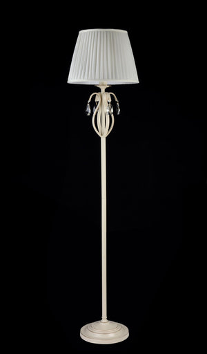 Lampada da terra Elegant in Metallo Brionia Beige