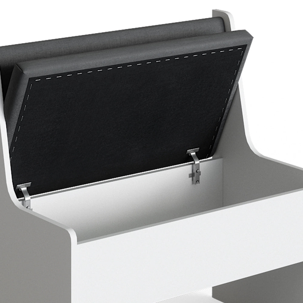 Vicco Panca ad angolo Bianco 41.5 x 76.6 cm