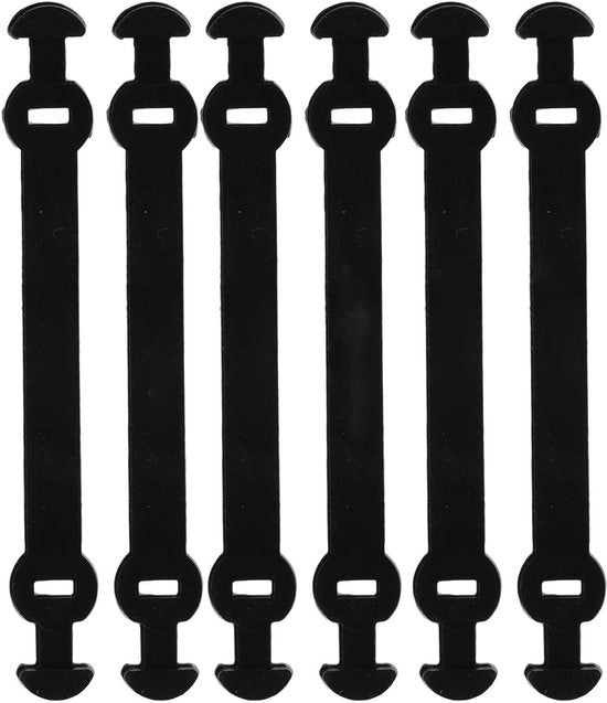 Racket Demper - Demping Trillamento Effettiva - Nero - Dempano a Silicio - Adatto a Bambini e Adulti - 6 Pezzi