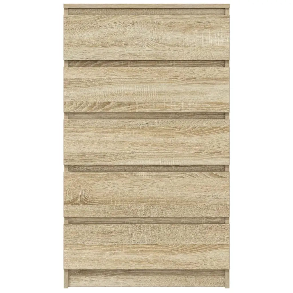 Cassettiera Rovere Sonoma 60x36x103 cm in Legno Multistrato 823019