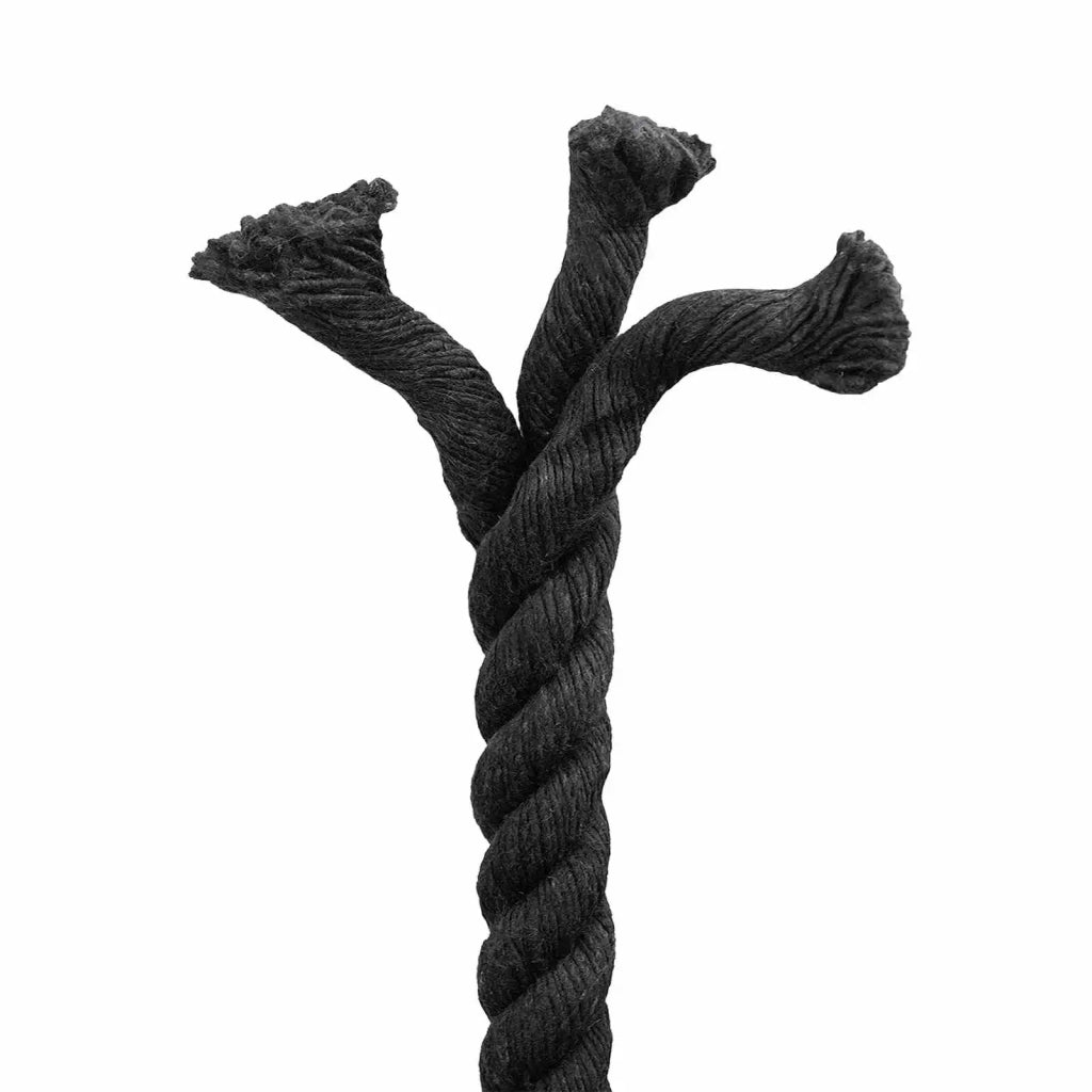 Corda di Cotone 20 mm 50 m Nero 100% Cotone 42011825