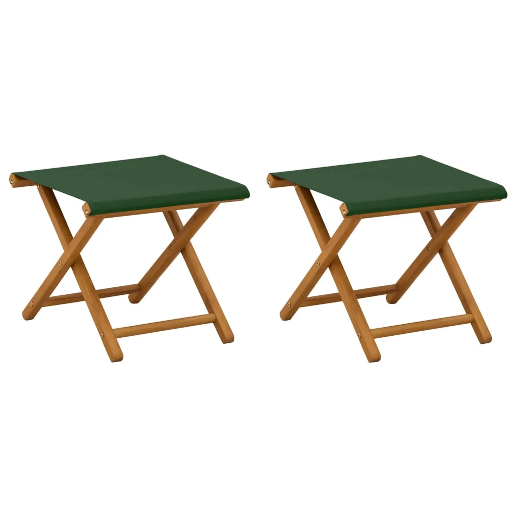 Lettino 2 pcs Legno di Eucalipto Massello Verde 42024897