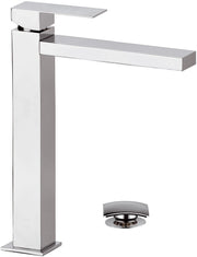 Rubinetto miscelatore extra alto per bacinelle serie q design