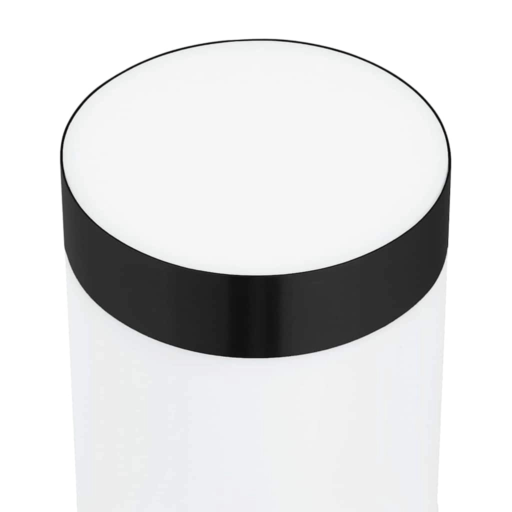 Applique da esterno moderna design minimalista 12 x 7 x 29 cm acciaio inox nero 02_0056487