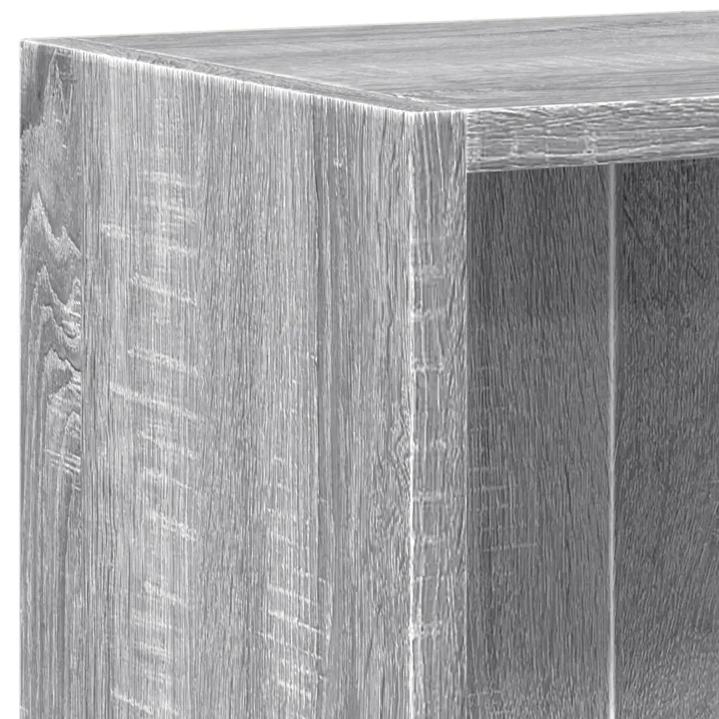 Libreria Grigio Sonoma 60x24x76 cm in Legno Multistrato 815085