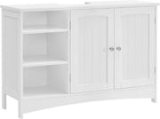 Cassa di Sanitario Sotto Vasca – Con Risparmio – 3 Cassettoni – Cassettonetto di Cucina – Sotto Vasca – Design Vintage – Bianco