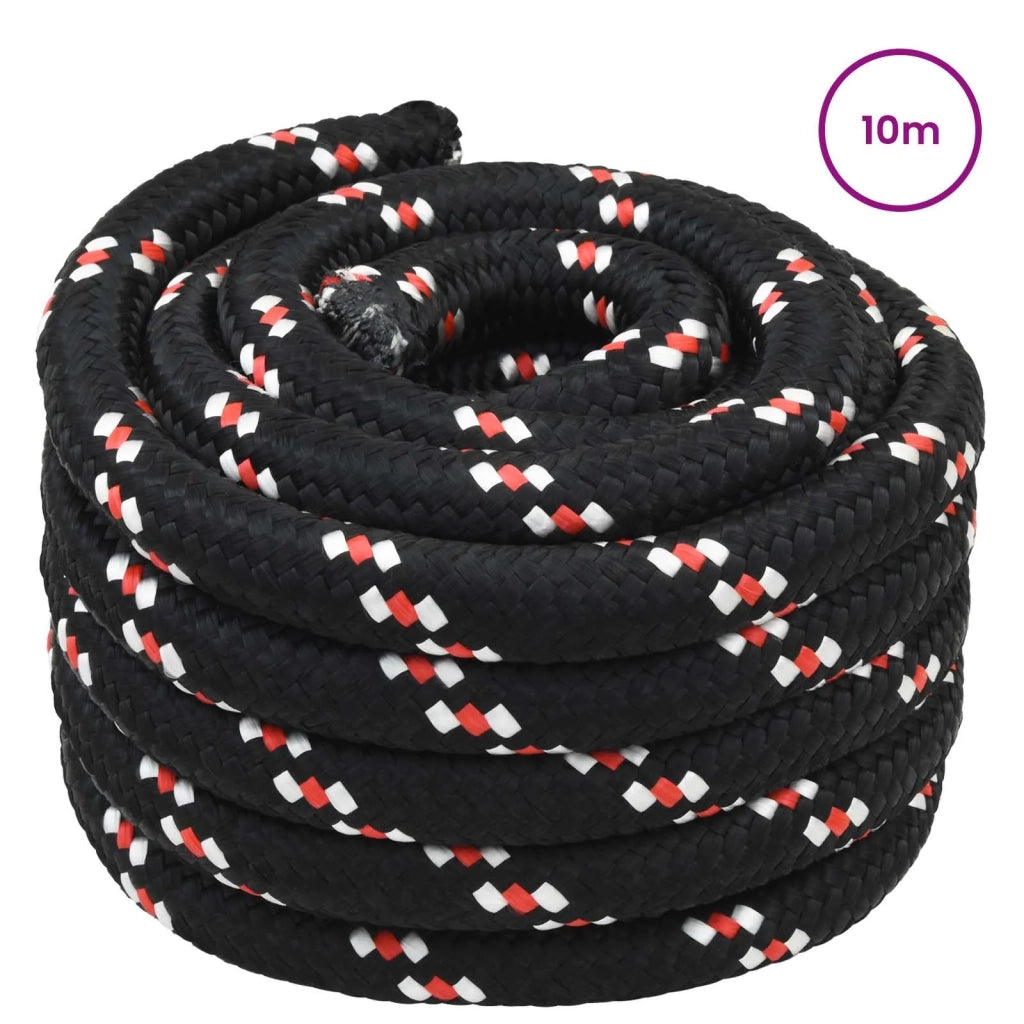 Corda da Barca 10 m 6 Nero e Rosso PP 42029568