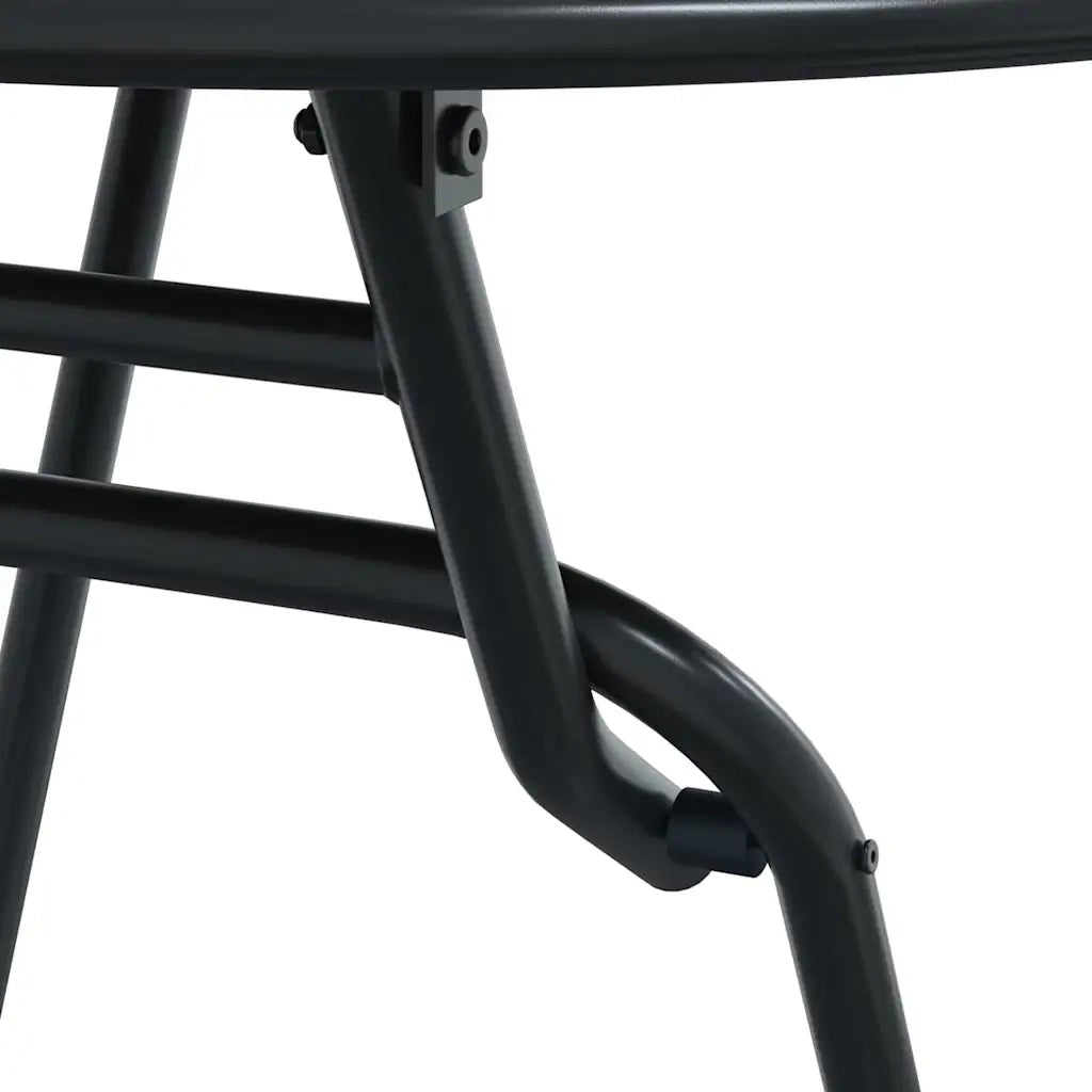 Set Bistro da Giardino 3 pz | Set Salotto da Giardino Antracite Acciaio