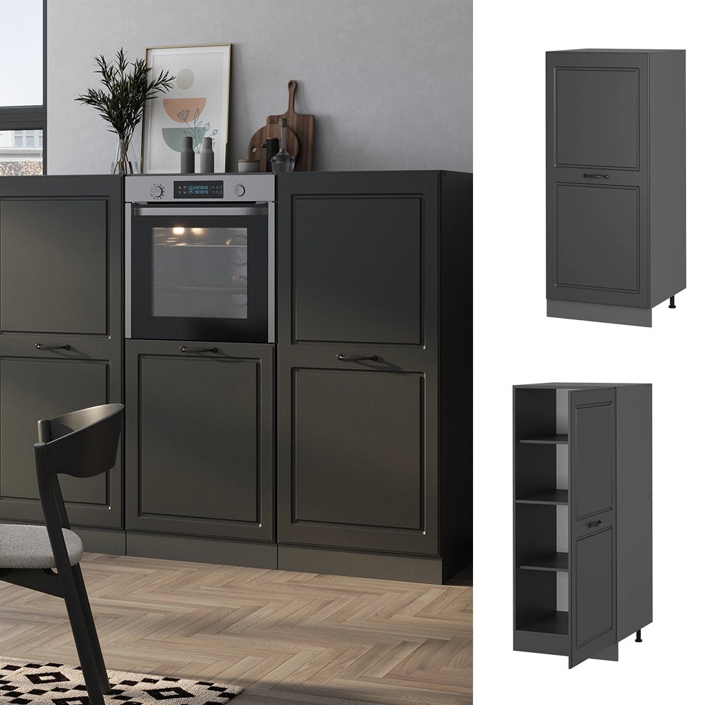Mobile cucina dispensa R-Line Antracite rustico/Antracite 60 cm Vicco