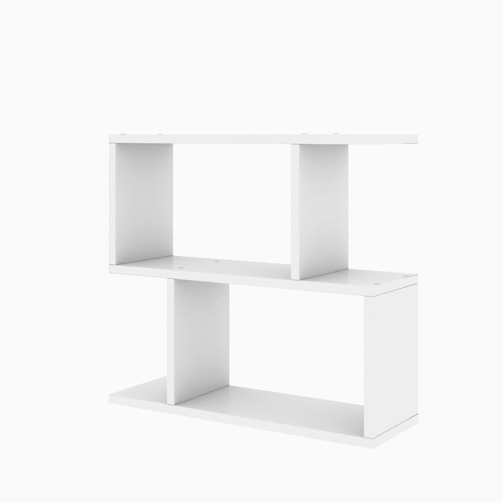 Tavolino laterale in legno "Lale" - 60 x 20 x 55 cm - Bianco