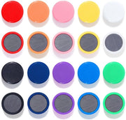 20 magneti colorati, magneti forti a forma rotonda, magneti per frigorifero, magneti per lavagne, lavagne bianche, lavagne per appunti, armadi, scrittoi, studio
