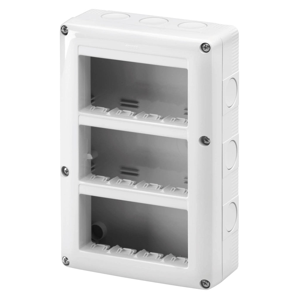 CONTENITORE DA PARETE PER APPARECCHI IP40 'SOLAR' 1 Posto - ELETTROIT