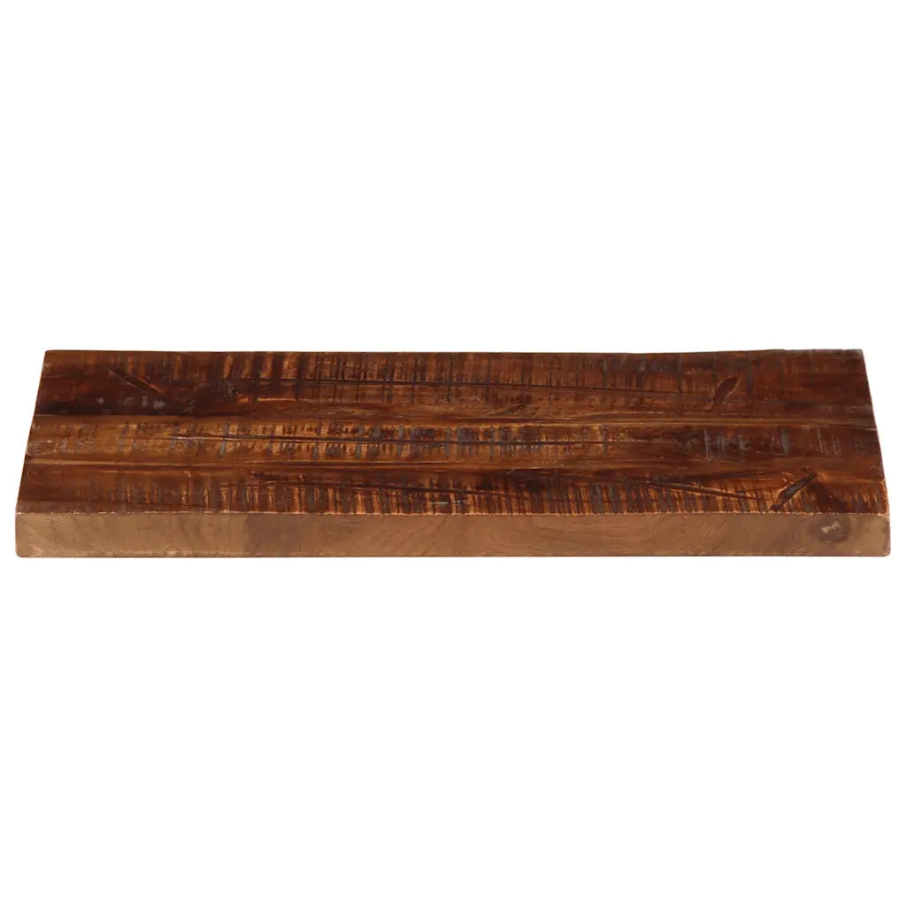 Piano Tavolo 50x40x3,8 cm Rettangolare in Massello di Recupero