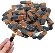 50 pezzi di pennelli blush mini - soffici e portatili - per polvere, liquido e crema - strumenti di cosmetica ideali per viaggio
