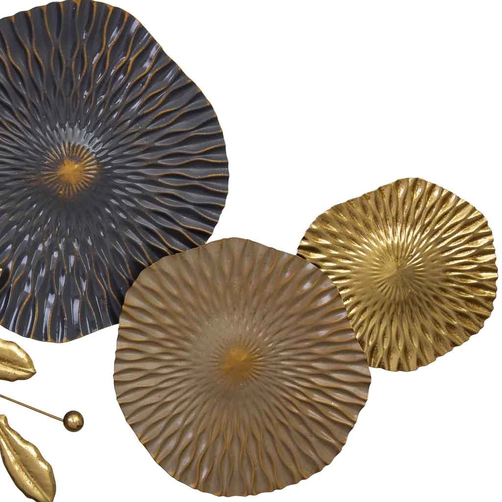 Carta da parati decorativa in metallo 130,2x66,7x7,0