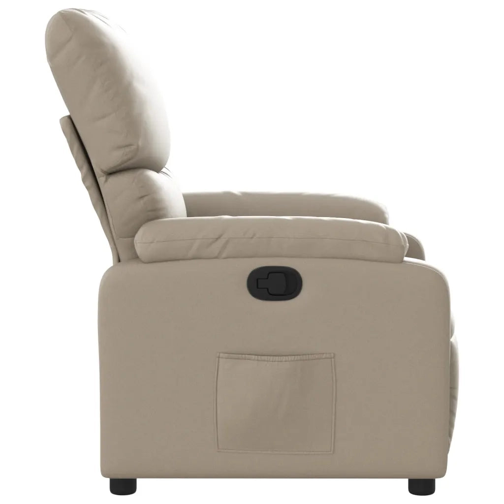 Poltrona Reclinabile Cappuccino in Similpelle 373440