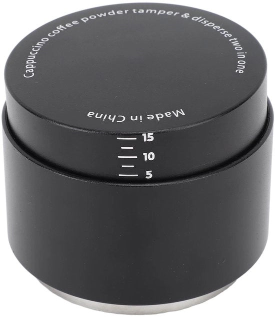Dispensatore di Caffè con Regolazione di Altezza 53 mm - Dispensatore di Caffè - Stampante di Caffè - Acciaio Inossidabile - Dispensatore Professionale - Funzione di Azionamento Facile
