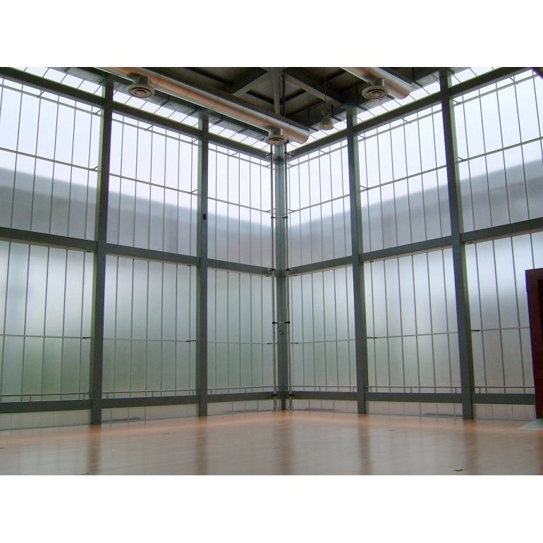 Lastra policarbonato alveolare spessore 6 mm 100 x 105 cm Trasparente