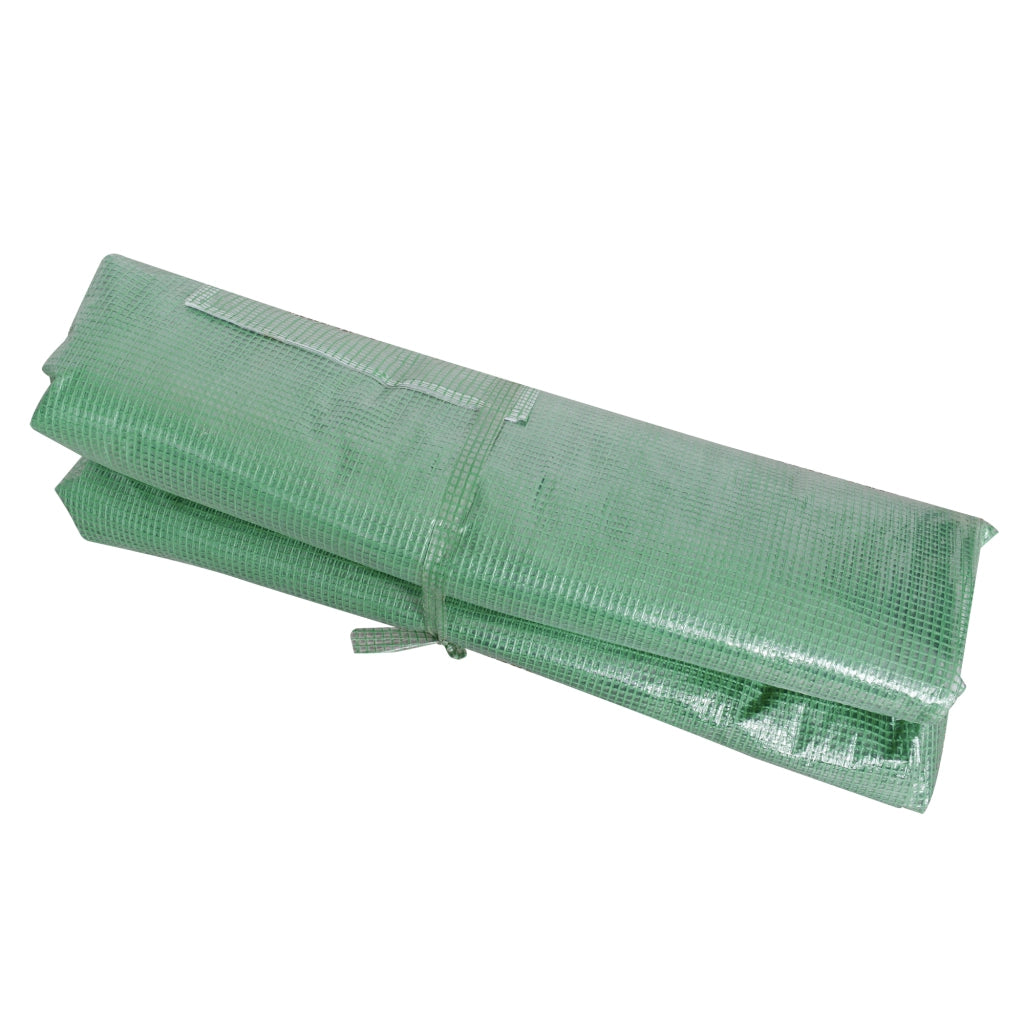 Copertura per Serra Tunnel 600x300x200cm ¨C zephmum ¨C Verde con 12 Finestre