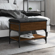 Panca Porta Scarpe Rovere Marrone 62x42x45 cm Legno Multistratocod mxl 133637