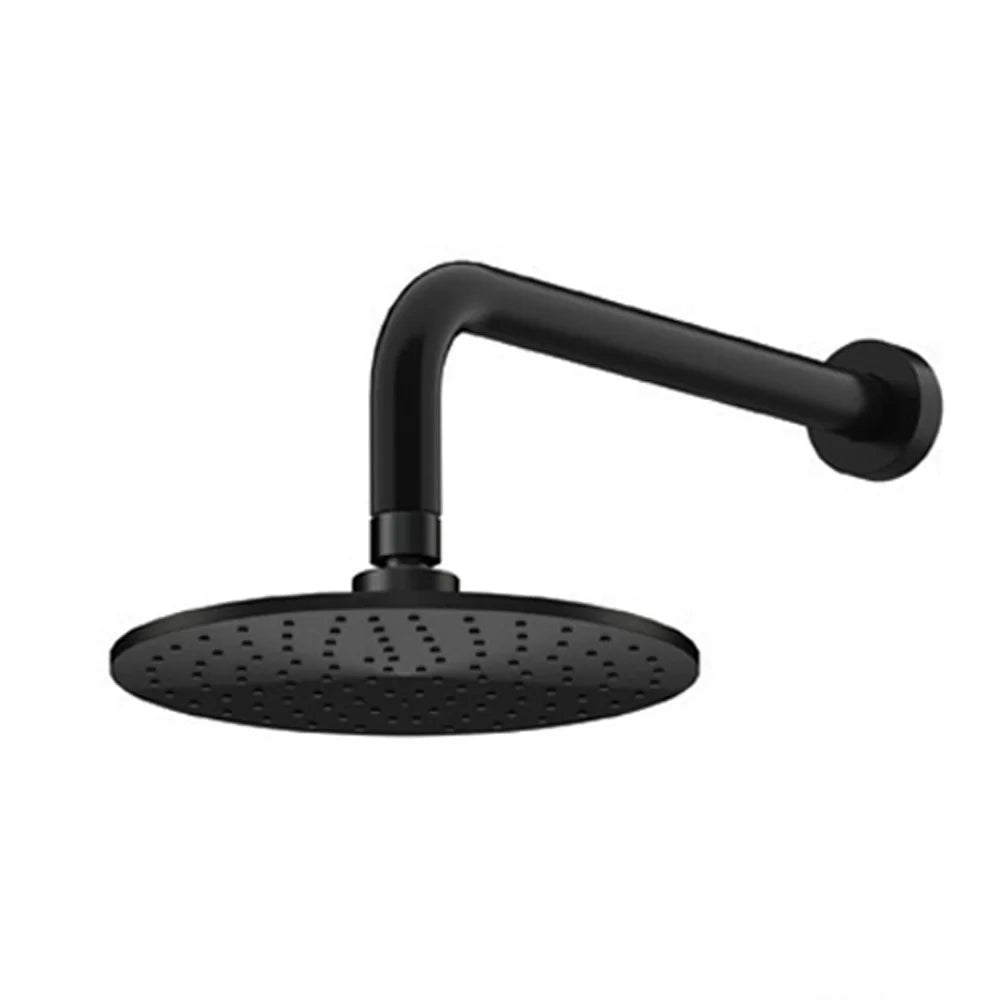 Set doccia tondo completo a incasso nero opaco - serie X Style