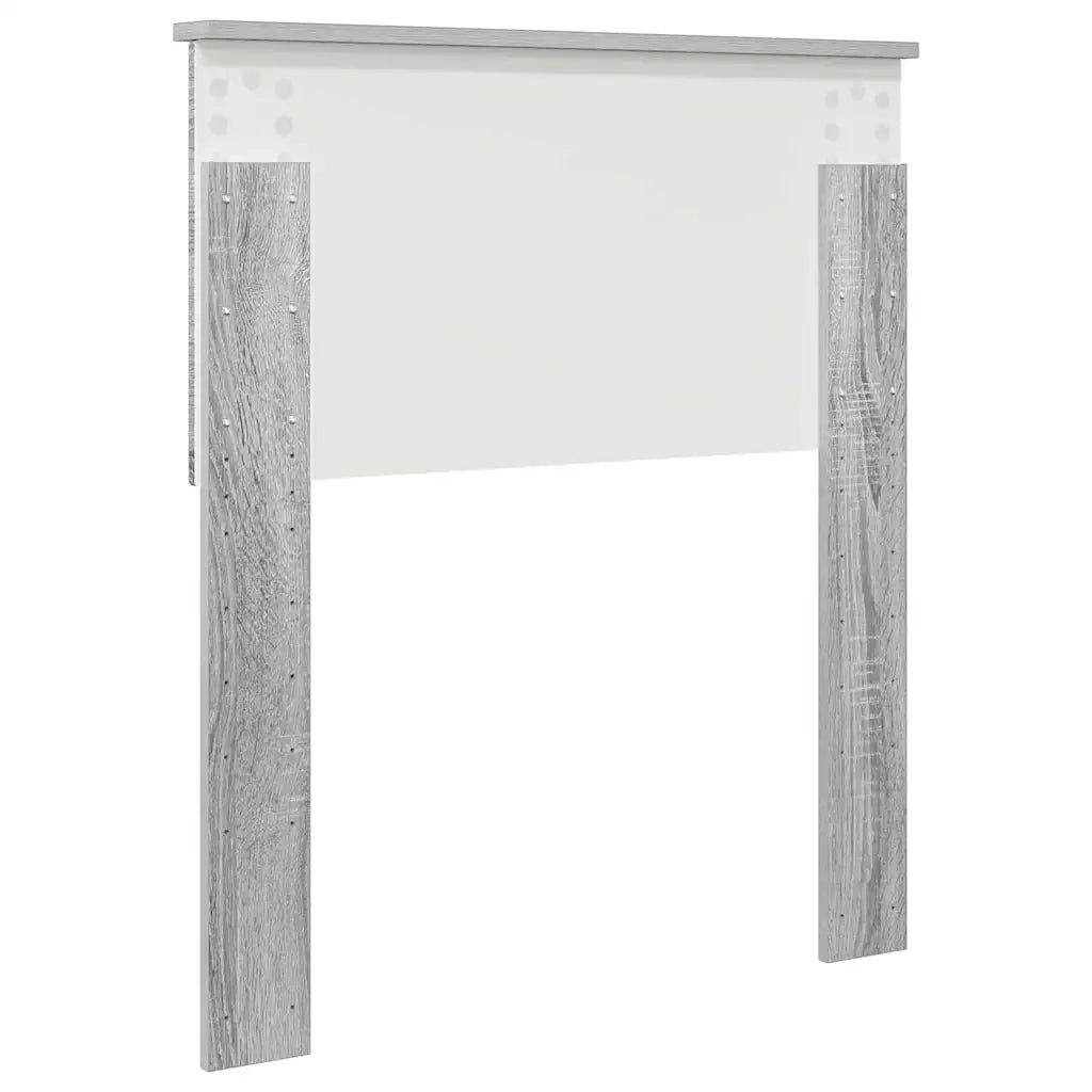 Testiera-Testata-Testiera Decorativa Grigio Sonoma 75 cm Legno multistrato 114149