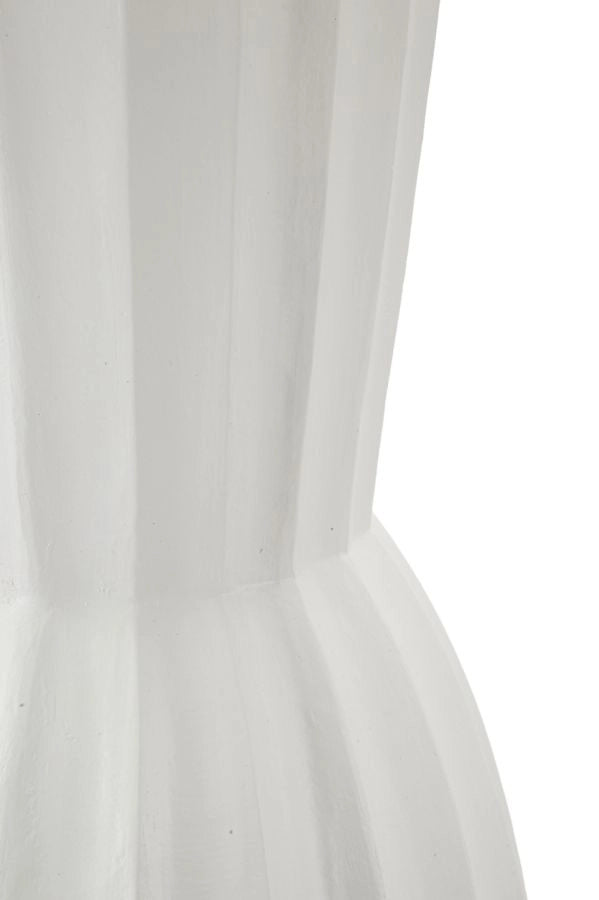 Vaso Glint Ø25x50 cm in Mgo Bianco
