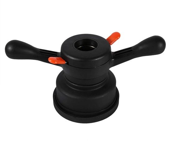 Strumento di bilanciamento pneumatico con morsetto rapido - Attrezzo per cambio pneumatico - Pistone di pressione - Materiale di alta qualità in plastica - Diametro interno 38 mm - Diametro di punta 3/4 mm - Strumento di bilanciamento