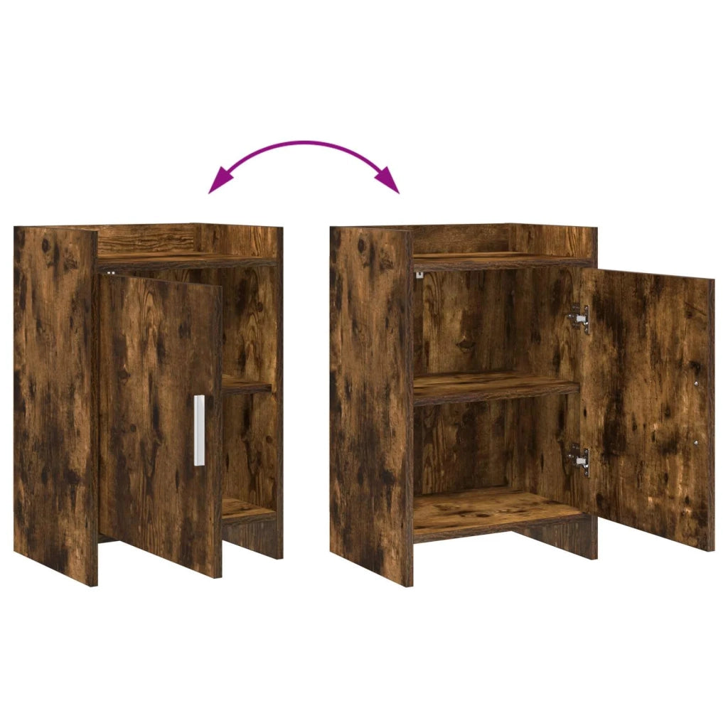 Comodini Rovere Fumo 40 x 30 x 60 cm Legno ingegnerizzato 8011019