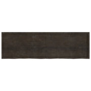 Mensola | Ripiano | Scaffale Marrone Scuro 200x60x(2-4) cm Massello Rovere Trattato