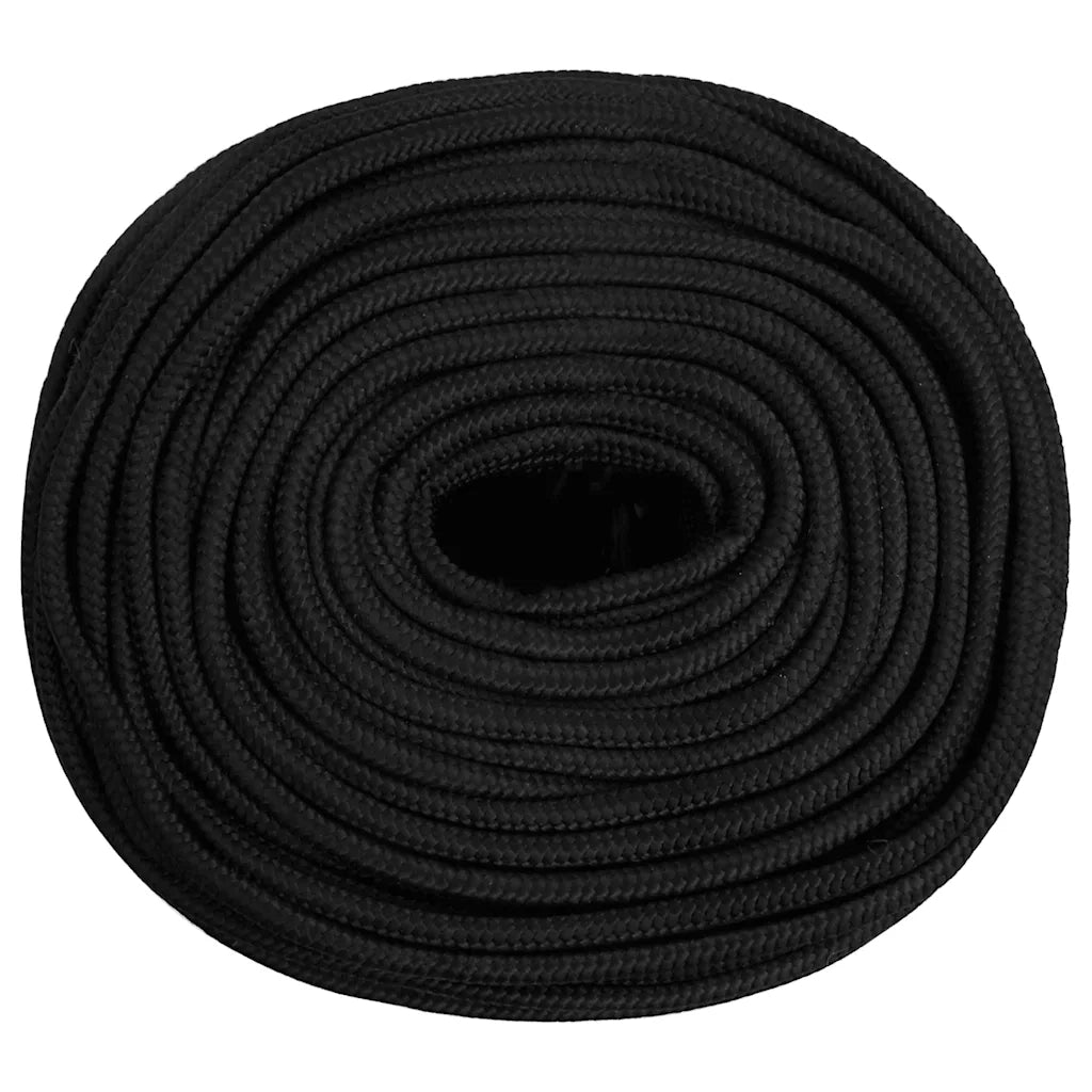 Corda Nautica Completamente Nera 8 mm 250 m in Polipropilene cod mxl 44491