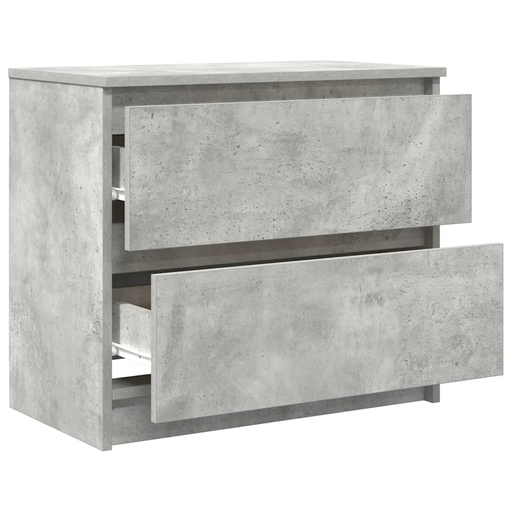vidaXL Mobile Porta TV Grigio Cemento 60x35x54 cm in Legno Multistrato
