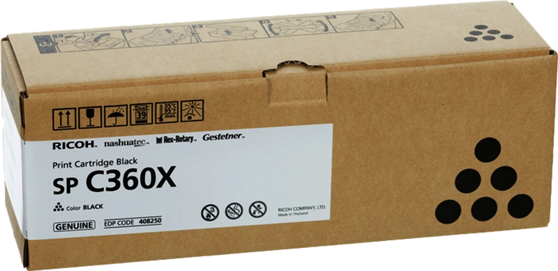 Ricoh 408250 cartuccia toner 1 pz Originale Nero