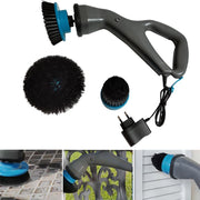 Trade Shop - Spazzolone Spazzola Rotante Cordless Ricaricabile Per Pulizia Di Ogni Superficie -