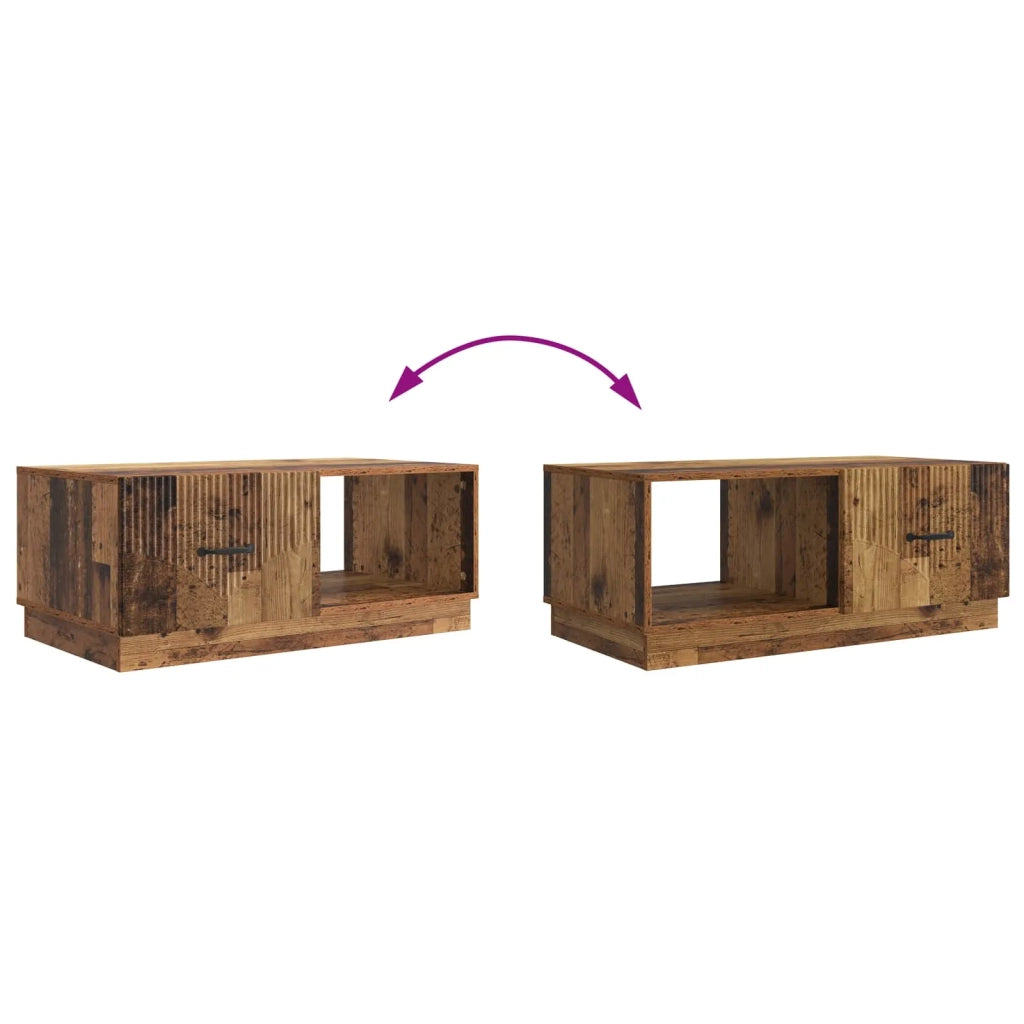 Tavolino da salotto Legno antico 90 x 50 x 37 cm 895423
