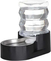 Zona di Caricamento Automatico per Gatti 4L - Bacino Acqua Inox Nero