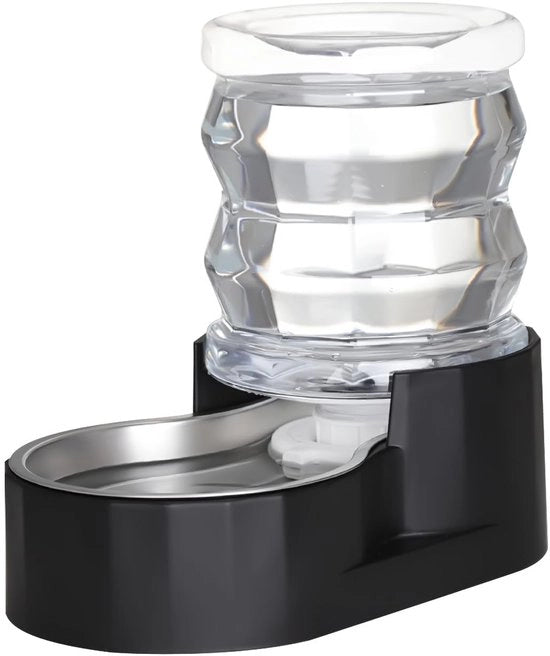 Zona di Caricamento Automatico per Gatti 4L - Bacino Acqua Inox Nero