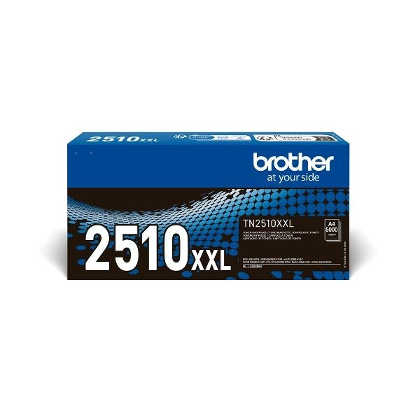 Brother tn2510xxl cartuccia toner 1 pz originale nero