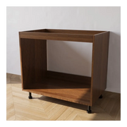 Base da lavello da incasso con Le Seguenti Misure l=90 cm p=55,5 cm h=72 cm Colore Noce con spedizione in Kit senza Ante