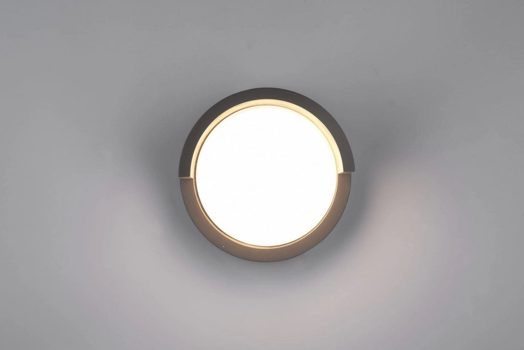 Applique da esterno PUNO nera LED 8W 3000K IP54 RL